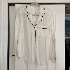 Gap PJ style blouse
